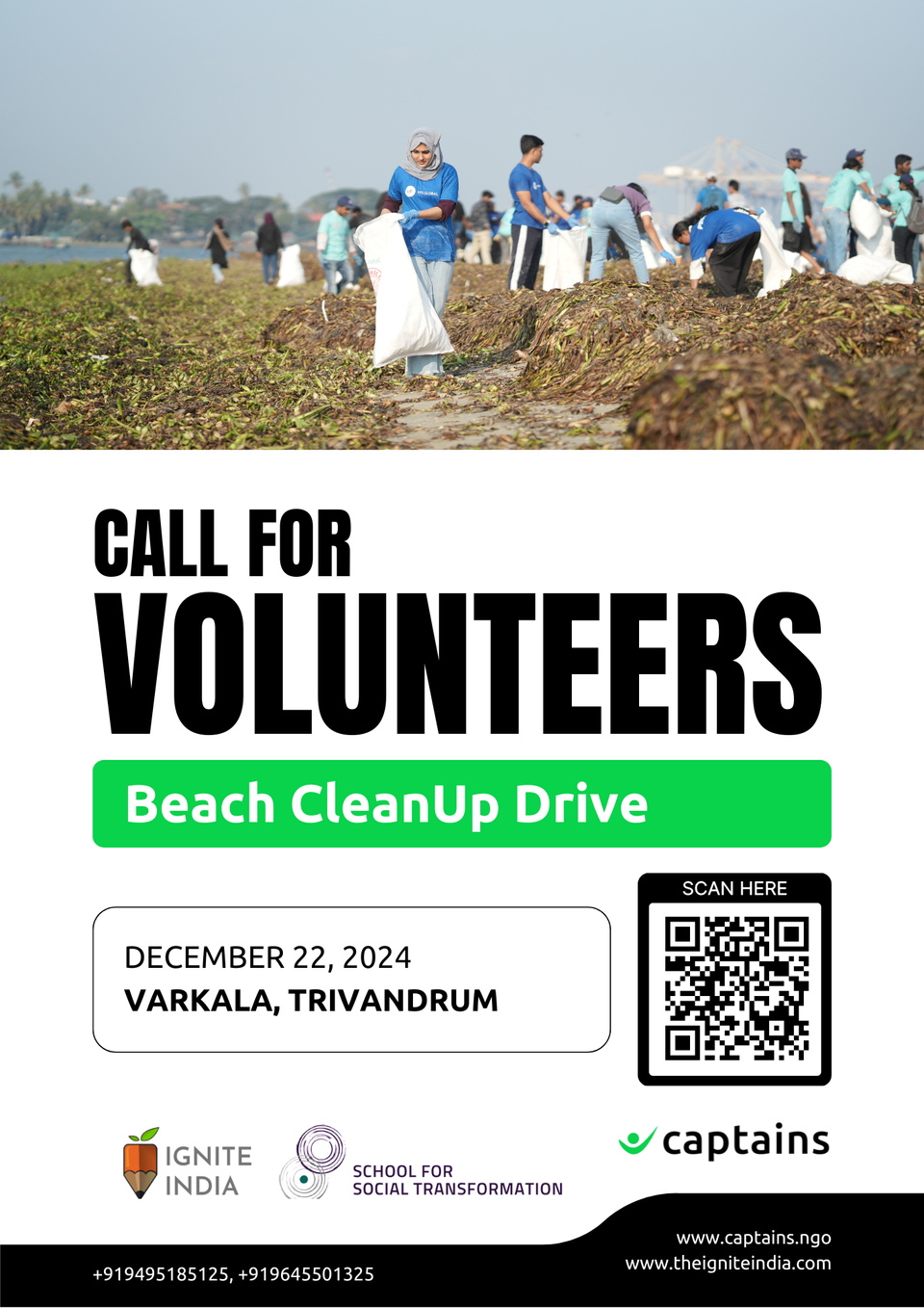 Beach Cleanup Drive: A Collaborative Initiative to Protect Varkala’s Coastline