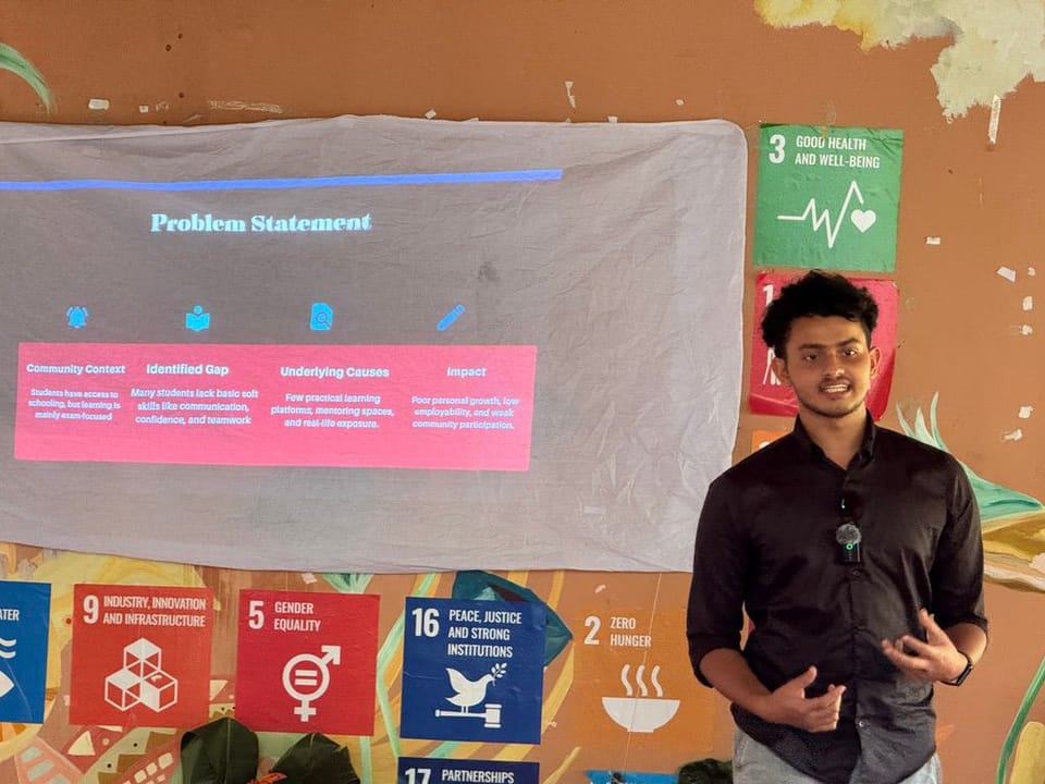 Solutions Festival | Community Action Project Presentation on Youth Skill Development